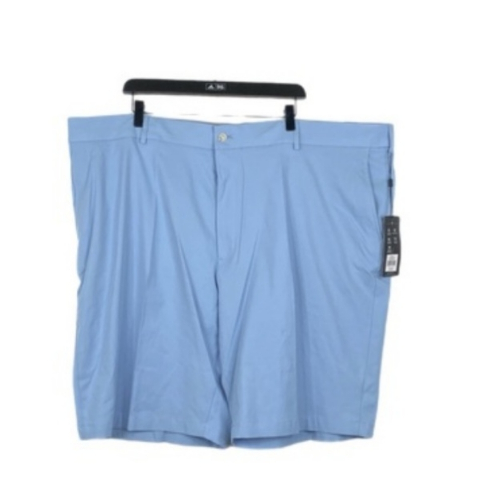 Walter Hagen Men’s golf Big & Tall DayBreak Blue Flat Front Shorts Size 50” NWT